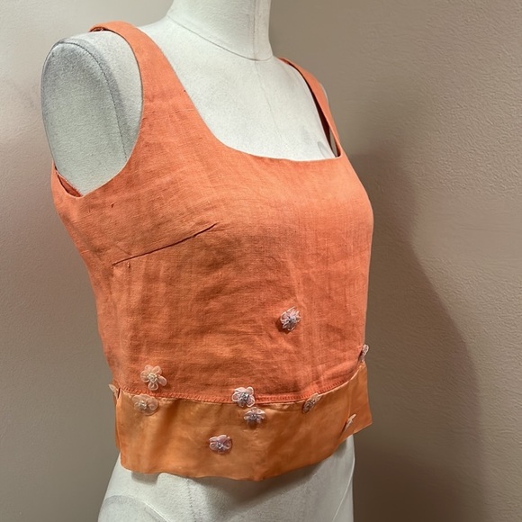 Muse Light Orange Top and Pants Set size 4P - Picture 4 of 11